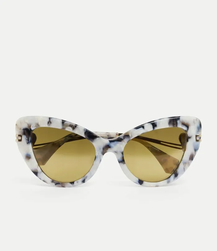 Sunglasses MenWomen Vivienne Westwood Liza Sunglasses In White
