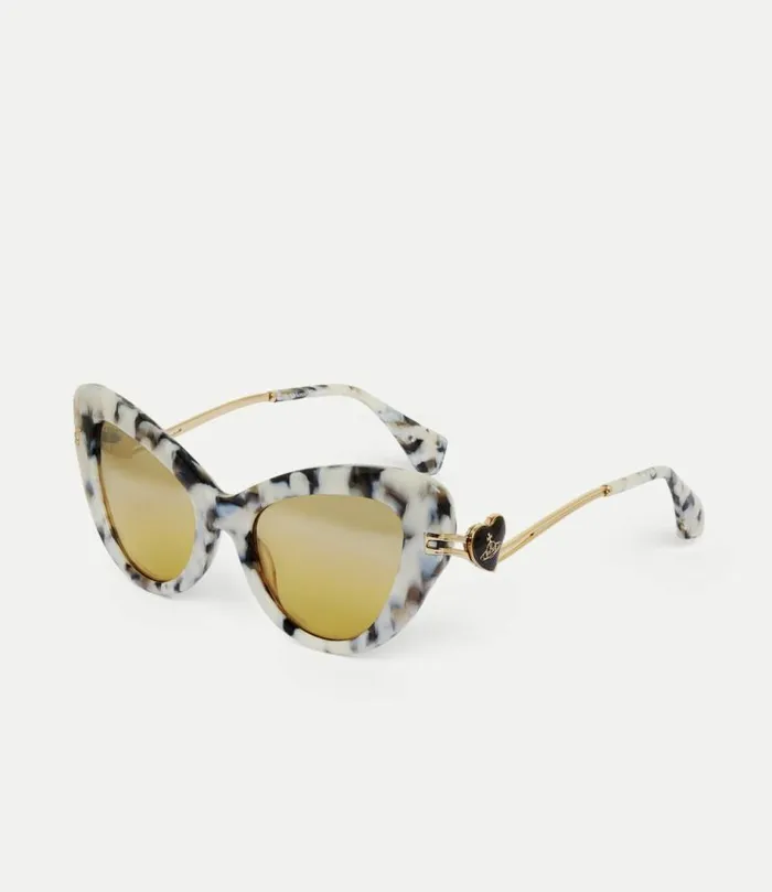 Sunglasses MenWomen Vivienne Westwood Liza Sunglasses In White