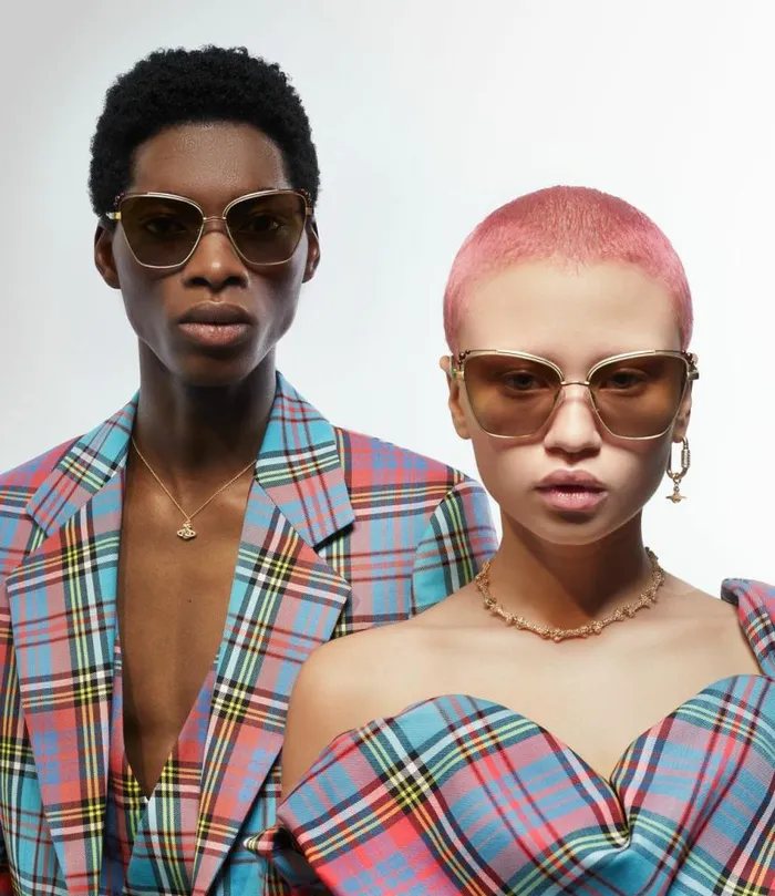 Sunglasses WomenMen Vivienne Westwood Ada Sunglasses In Gold