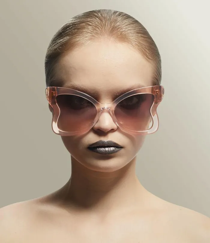 Sunglasses WomenMen Vivienne Westwood Athalia Sunglasses In ChampagnePeachGrad