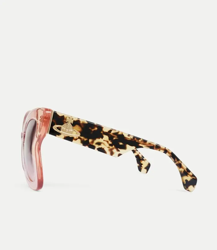 Sunglasses WomenMen Vivienne Westwood Athalia Sunglasses In ChampagnePeachGrad