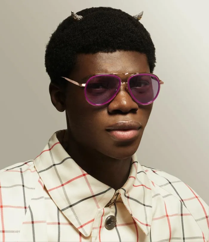 Sunglasses WomenMen Vivienne Westwood Cale Sunglasses In Gold