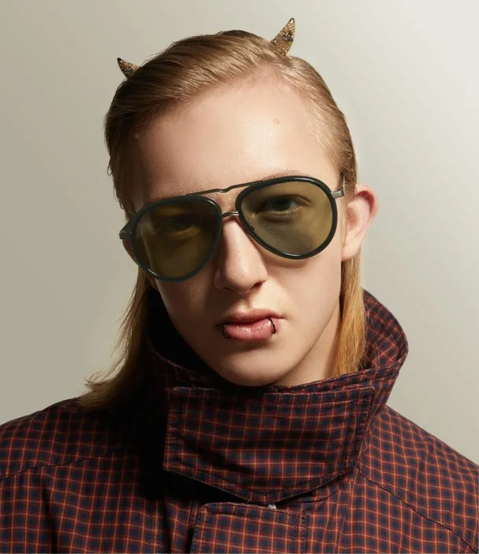 Sunglasses WomenMen Vivienne Westwood Cale Sunglasses In Grey