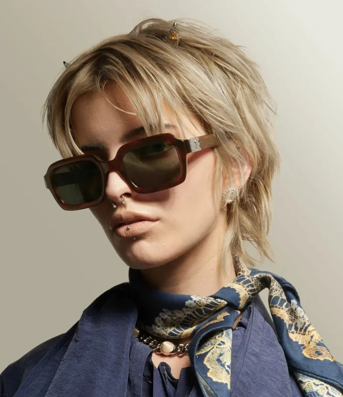 Sunglasses WomenMen Vivienne Westwood Hardware Sunglasses In Brown