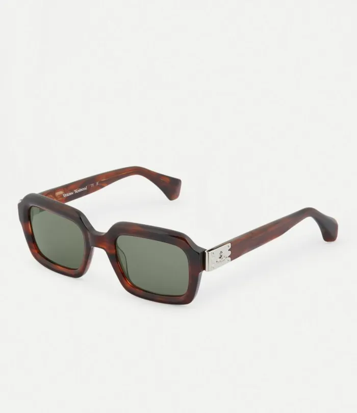 Sunglasses WomenMen Vivienne Westwood Hardware Sunglasses In Brown