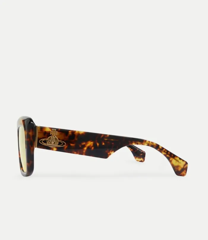 Sunglasses WomenMen Vivienne Westwood Laurent Sunglasses In Brown