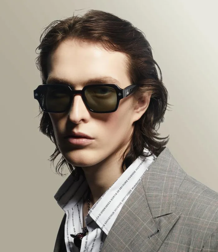 Sunglasses WomenMen Vivienne Westwood Michael Sunglasses In Black