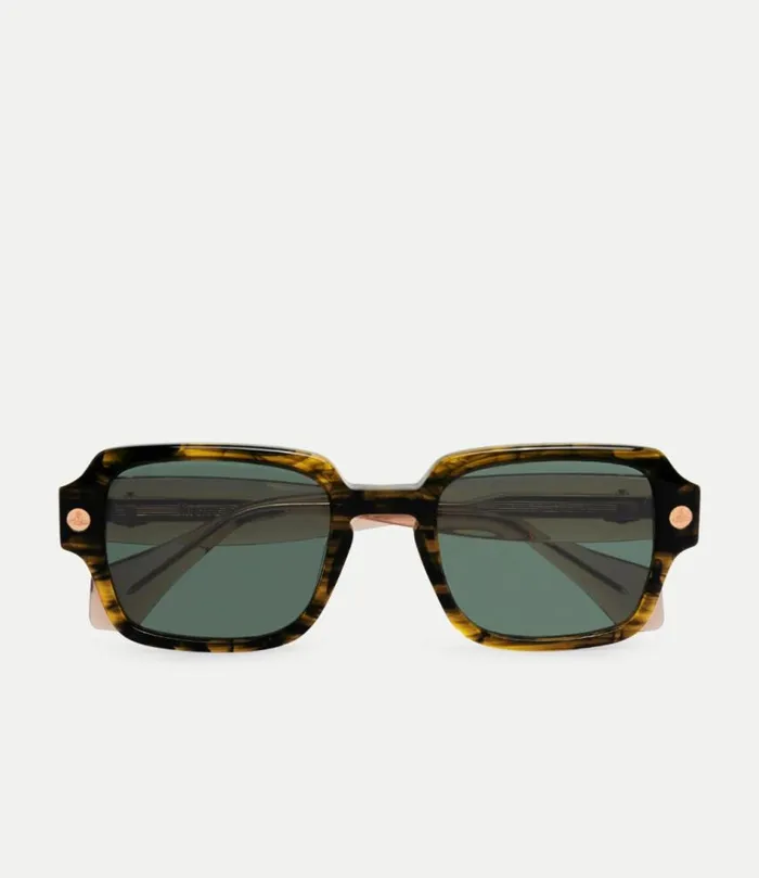 Sunglasses WomenMen Vivienne Westwood Michael Sunglasses In BrownStripe