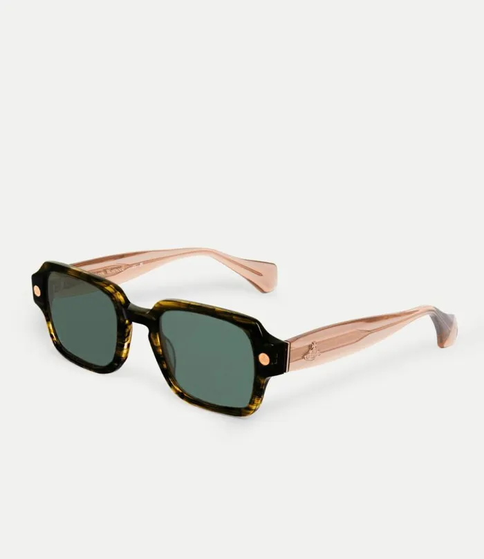Sunglasses WomenMen Vivienne Westwood Michael Sunglasses In BrownStripe