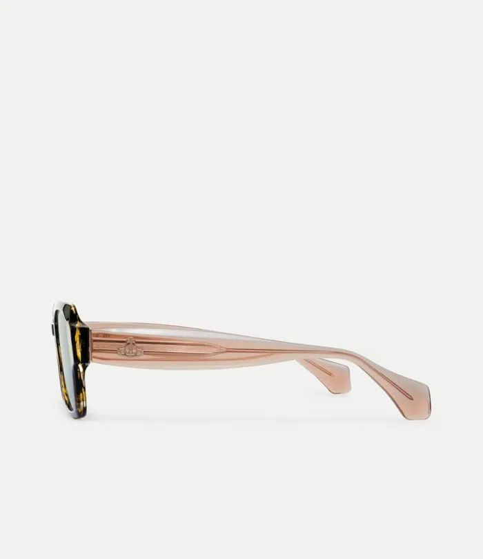 Sunglasses WomenMen Vivienne Westwood Michael Sunglasses In BrownStripe