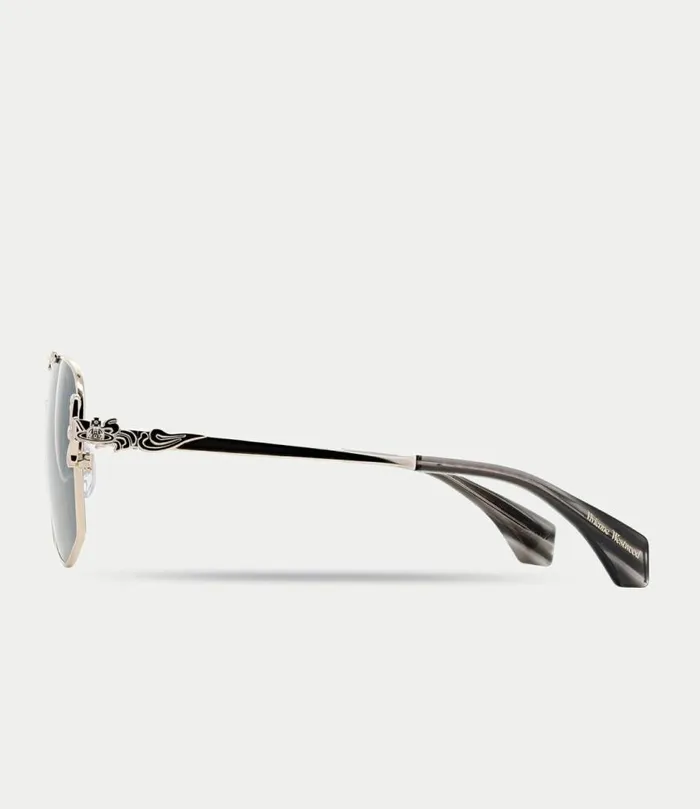 Sunglasses WomenMen Vivienne Westwood Rococo Sunglasses In Gold