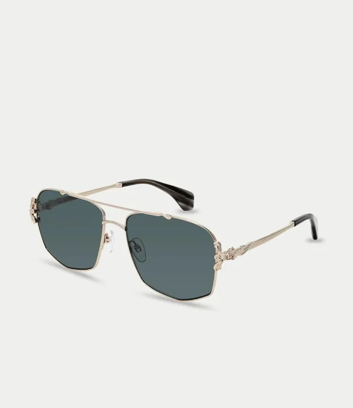 Sunglasses WomenMen Vivienne Westwood Rococo Sunglasses In Gold