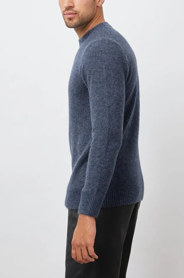 Sweaters Men Rails Beckson Sweater Heather Blue