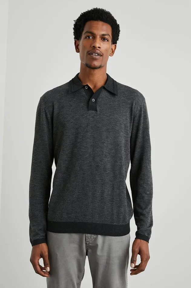 Sweaters Men Rails Greenwich Sweater Twilight Ice