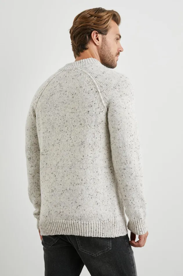 Sweaters Men Rails Harding Sweater Natural Nep