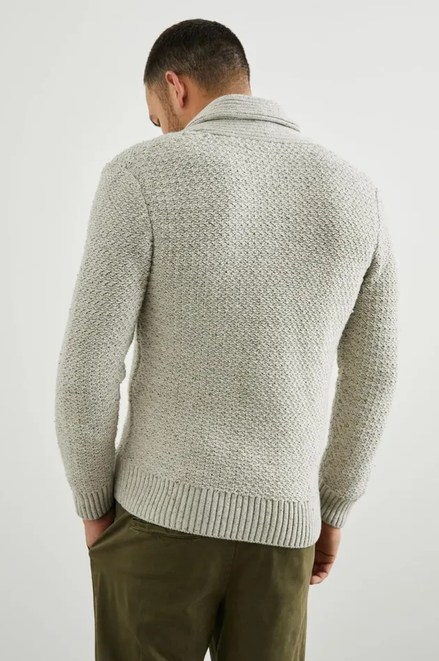Sweaters Men Rails Shepley Cardigan Natural Oat