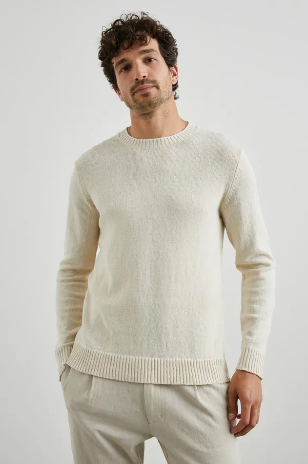 Sweaters Men Rails Ves Sweater Buttercream