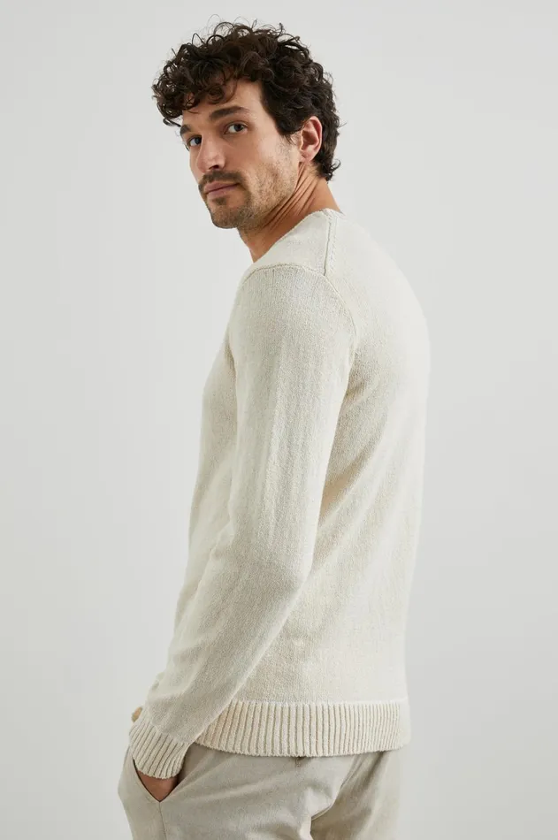 Sweaters Men Rails Ves Sweater Buttercream