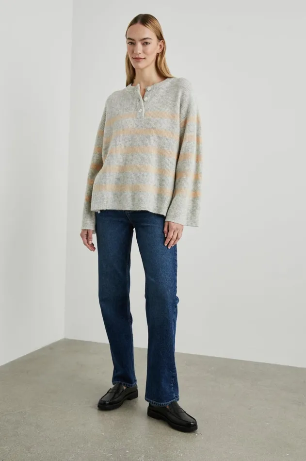Sweaters Women Rails Alicia Sweater Grey Multi