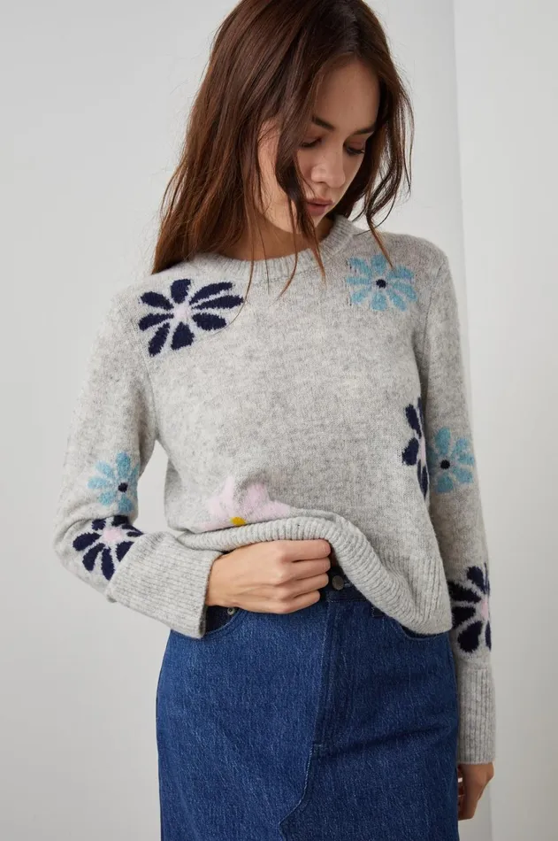 Sweaters Women Rails Anise Sweater Grey Multi