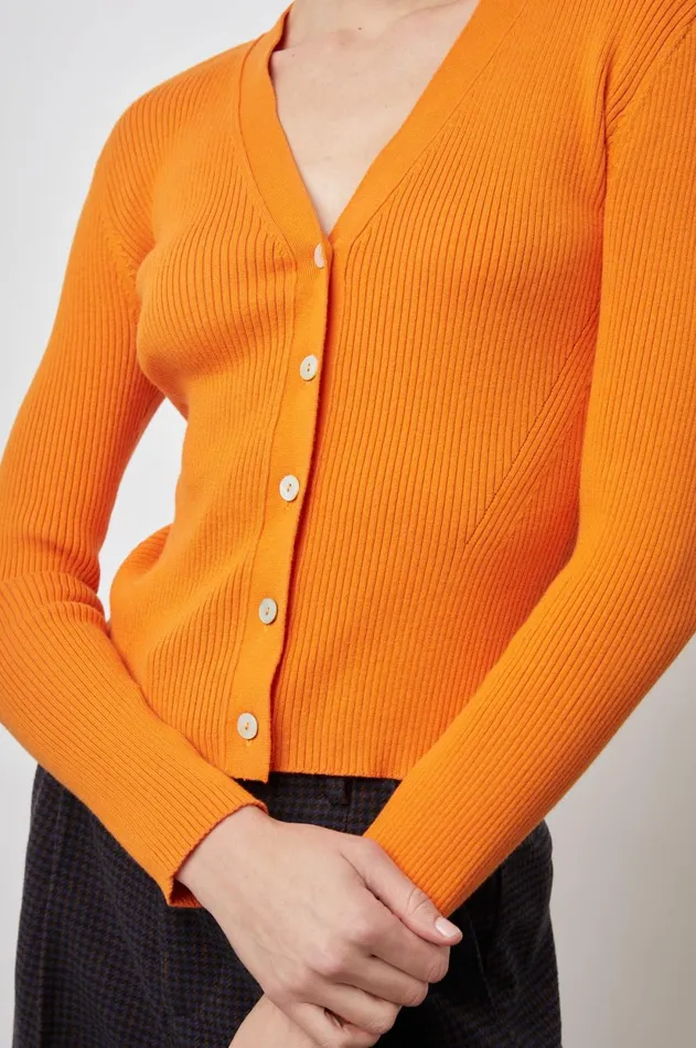 Sweaters Women Rails Beau Cardigan Tangerine