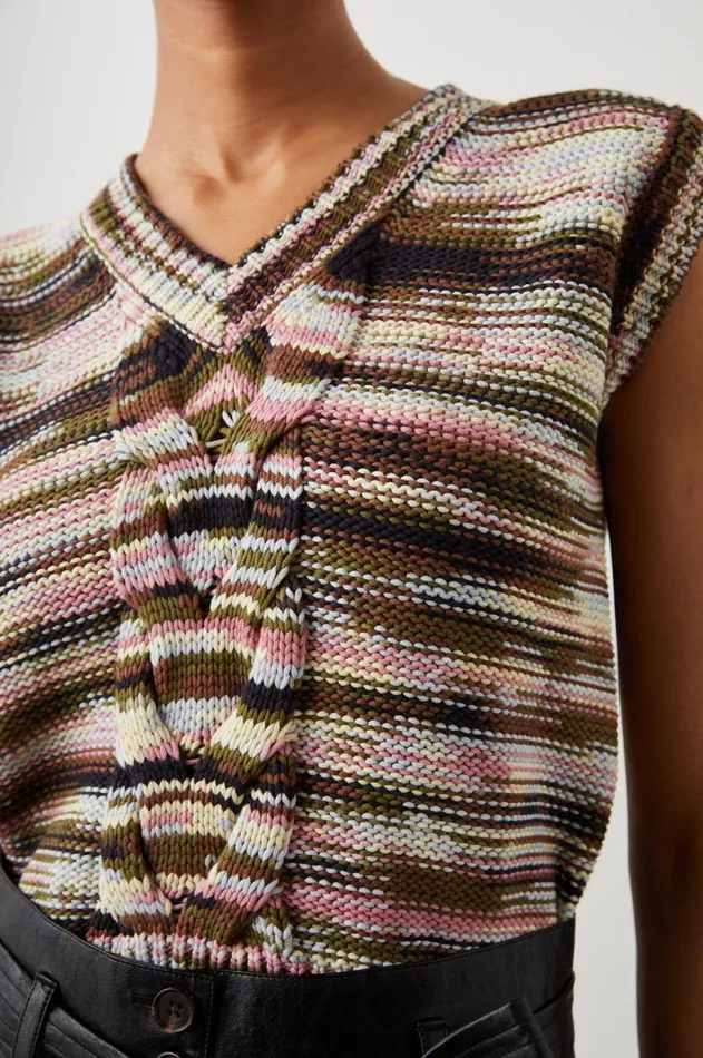 Sweaters Women Rails Brixton Vest Forest Space Dye