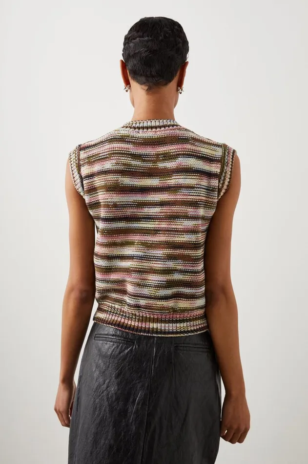 Sweaters Women Rails Brixton Vest Forest Space Dye