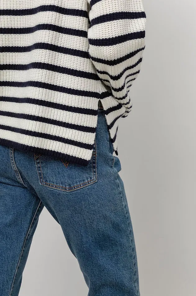 Sweaters Women Rails Claudia Sweater Cream Navy Stripe