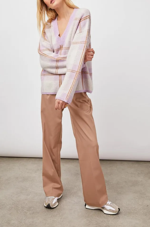 Sweaters Women Rails Colleen Sweater Lilac Plaid