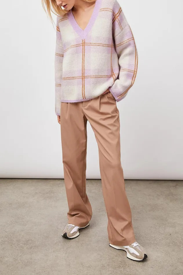Sweaters Women Rails Colleen Sweater Lilac Plaid