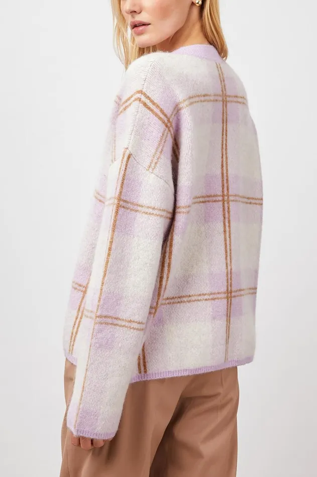 Sweaters Women Rails Colleen Sweater Lilac Plaid