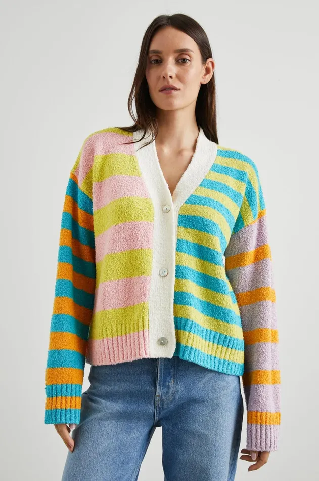 Sweaters Women Rails Geneva Cardigan Mixed Stripe