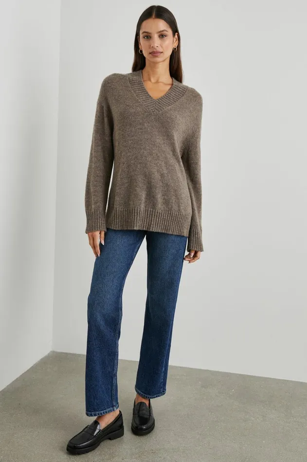 Sweaters Women Rails Gisella Sweater Hazelnut