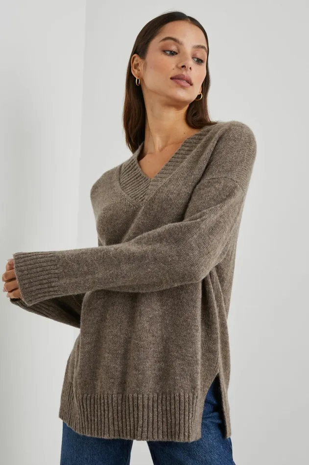 Sweaters Women Rails Gisella Sweater Hazelnut