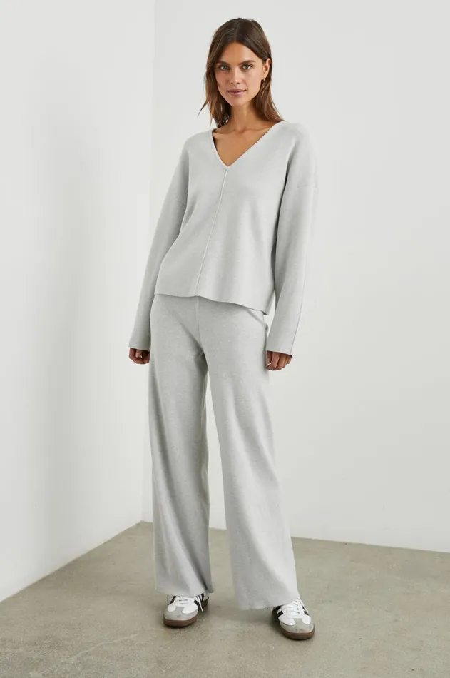 Sweaters Women Rails Hollyn Sweater Light Heather Grey