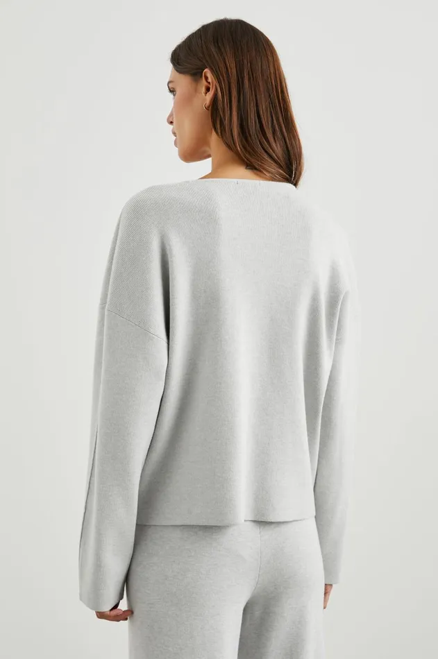 Sweaters Women Rails Hollyn Sweater Light Heather Grey