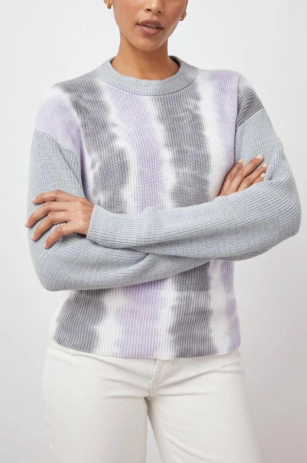 Sweaters Women Rails Karis Sweater Aqua Tie Dye