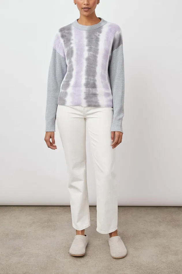 Sweaters Women Rails Karis Sweater Aqua Tie Dye
