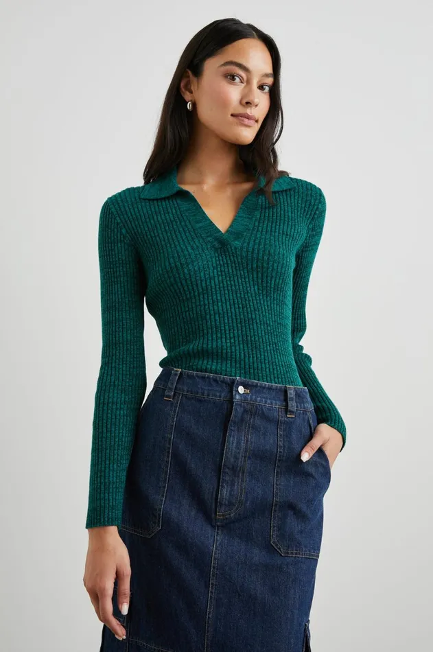 Sweaters Women Rails Kennedy Sweater Evergreen