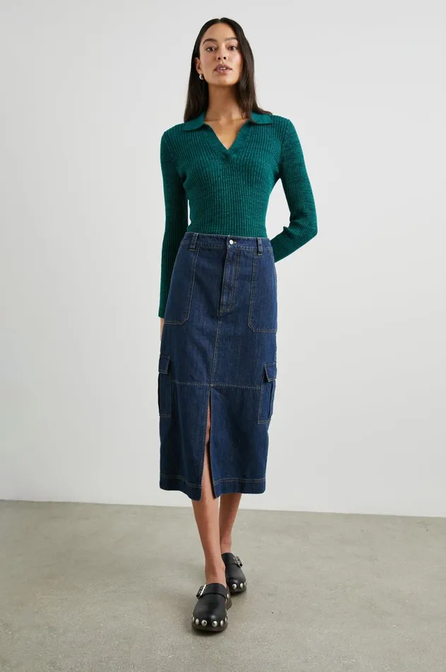 Sweaters Women Rails Kennedy Sweater Evergreen
