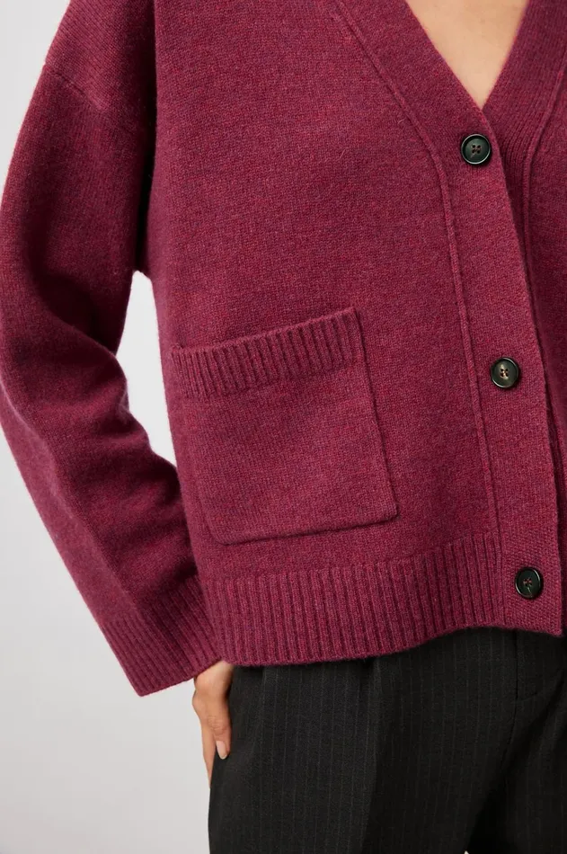 Sweaters Women Rails Lindi Cardigan Magenta