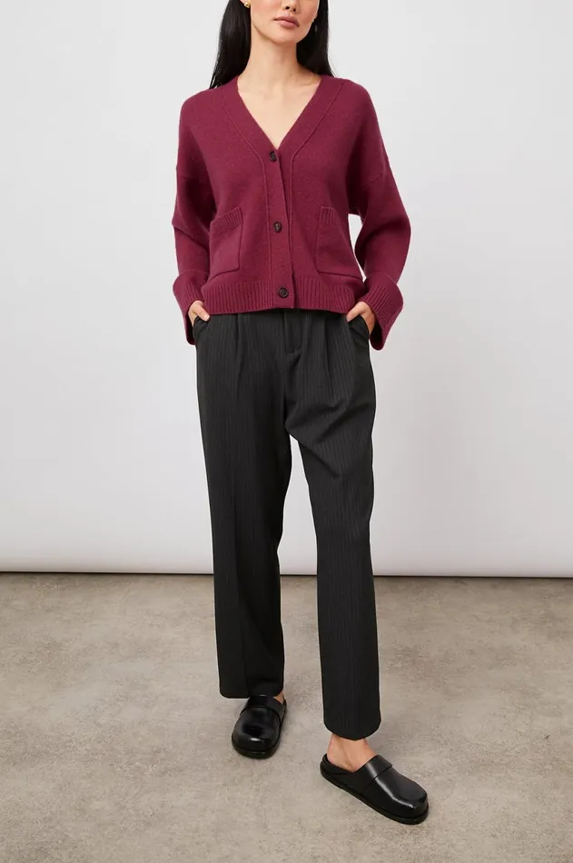 Sweaters Women Rails Lindi Cardigan Magenta