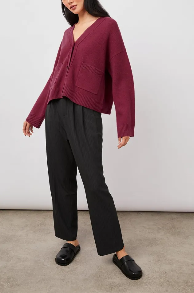 Sweaters Women Rails Lindi Cardigan Magenta