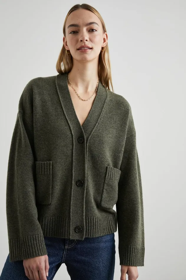 Sweaters Women Rails Lindi Cardigan Olive