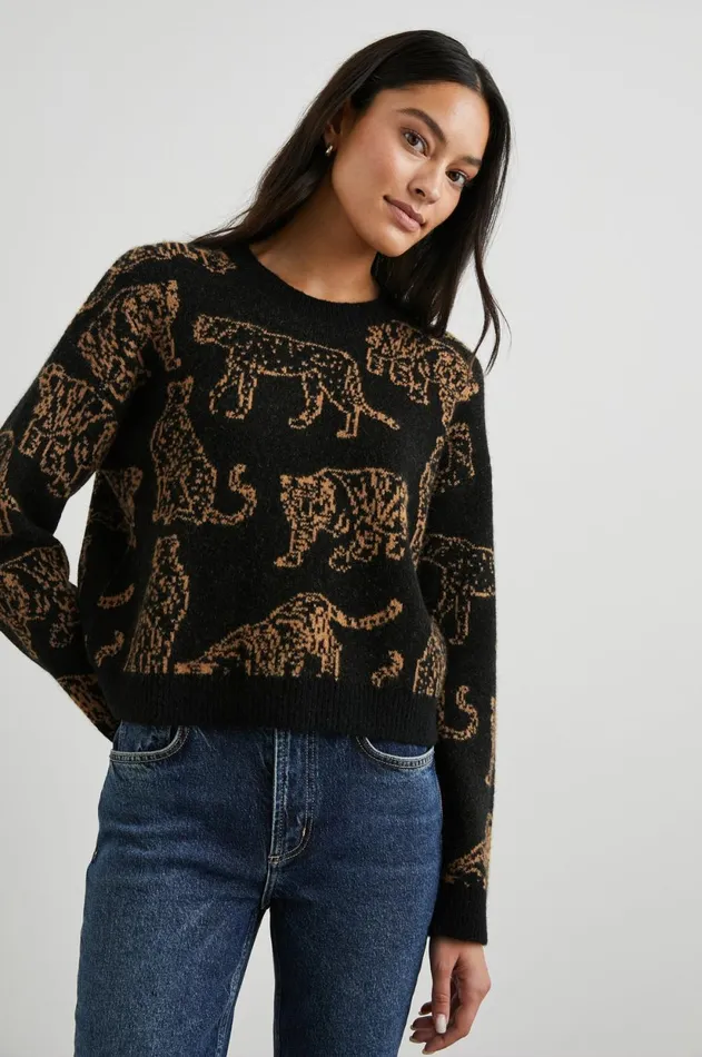 Sweaters Women Rails Perci Sweater Camel Wild Cats