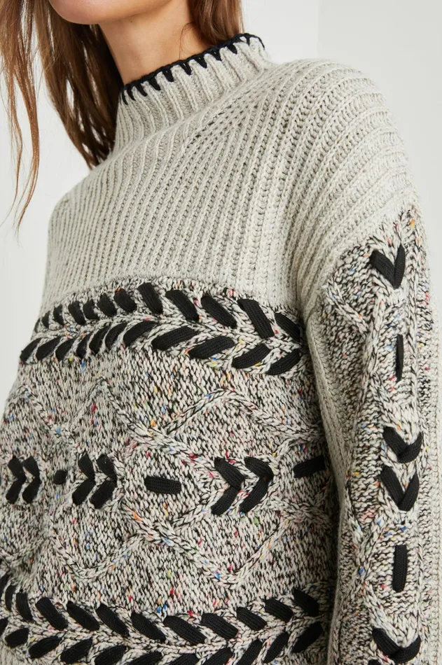 Sweaters Women Rails Raini Sweater Heather Cables