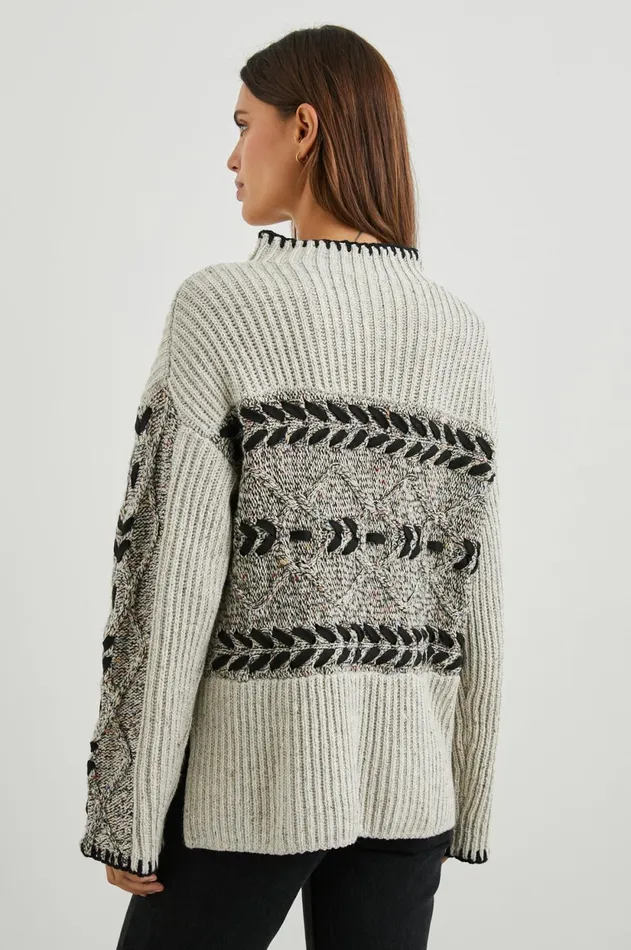 Sweaters Women Rails Raini Sweater Heather Cables