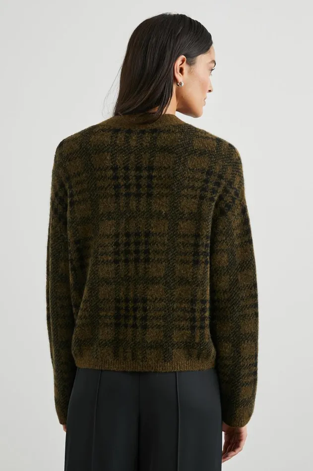Sweaters Women Rails Reese Cardigan Olive Plaid