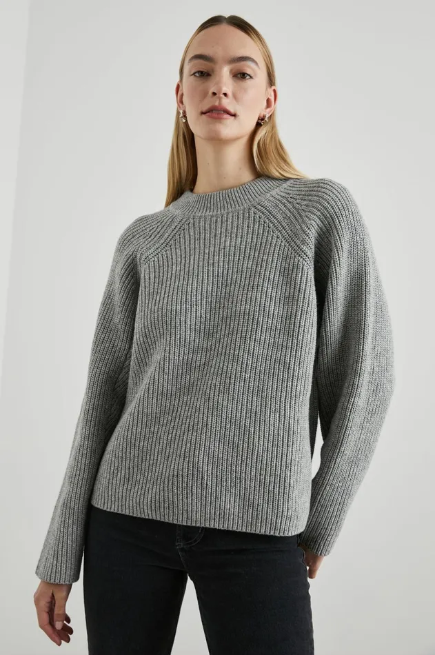 Sweaters Women Rails Rita Sweater Heather Grey