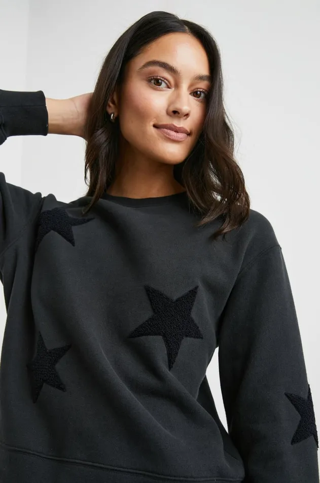 Sweaters Women Rails Sonia Sweatshirt Black